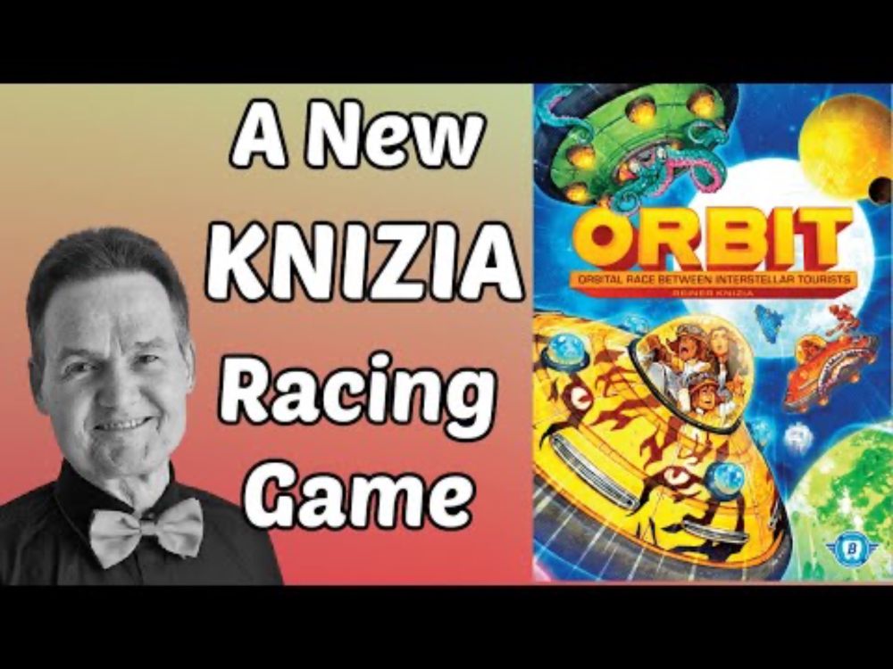 ORBIT Board Game Review - A New Space Racing Game By Reiner Knizia!