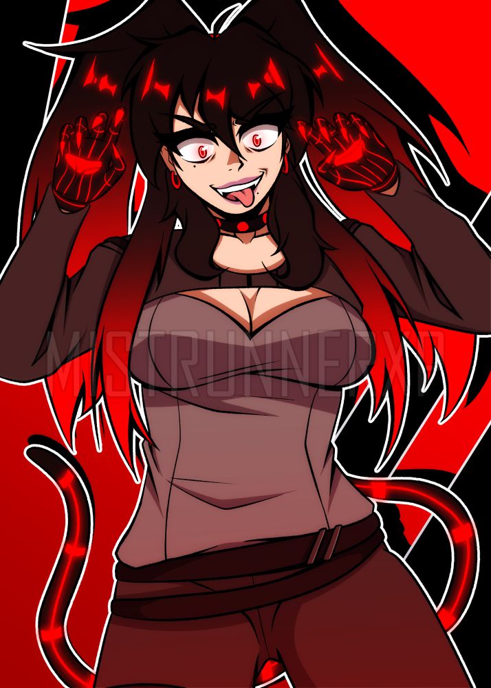 My attack of ALAvidere's OC Scarlynx