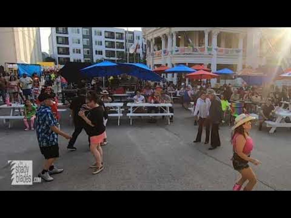 The Shady Blades perform at the 10th St River Festival