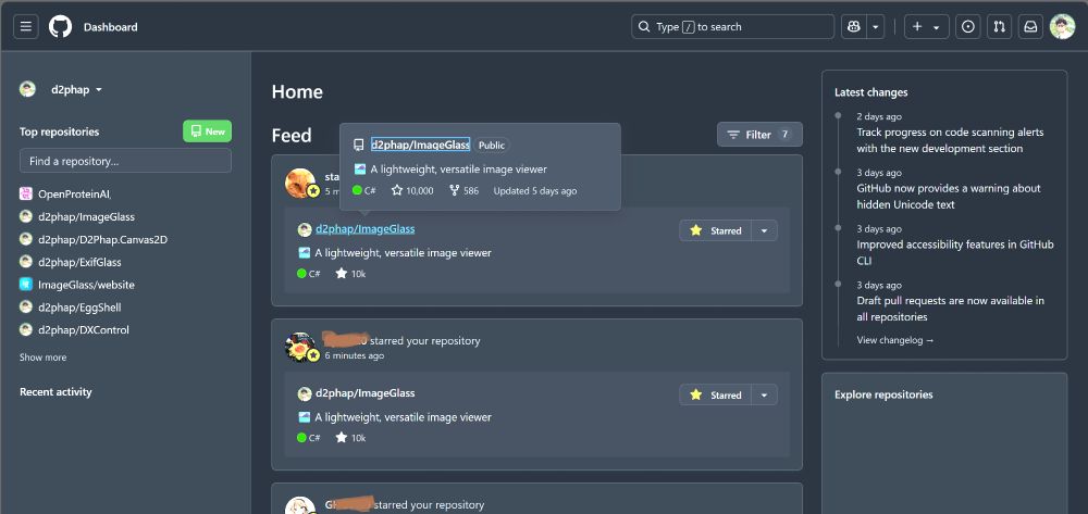 ImageGlass hits 10000 stars