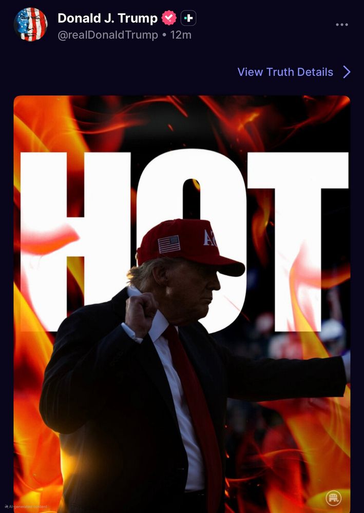 A silhouetted figure in a red cap gestures confidently against a fiery background with bold text stating 