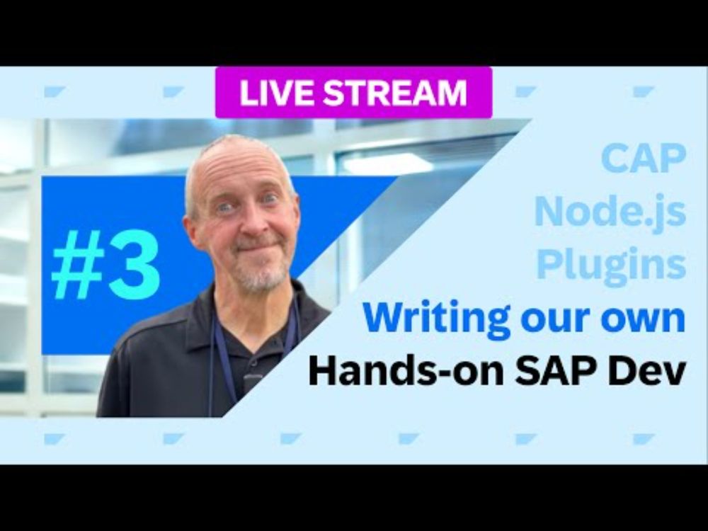 CAP Node.js Plugins (3 of 3) - Writing our own