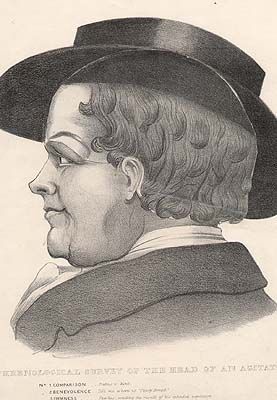 Sketch of Daniel O’Connell’s head in profile 