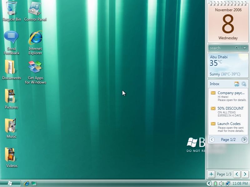 Desktop itself