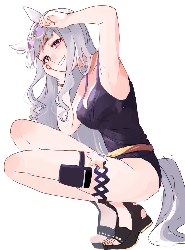ゴールドシップ(水着実装前に描いたので間違いあり😭)