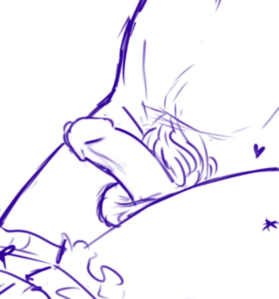 Sketchy kitty Ed dick