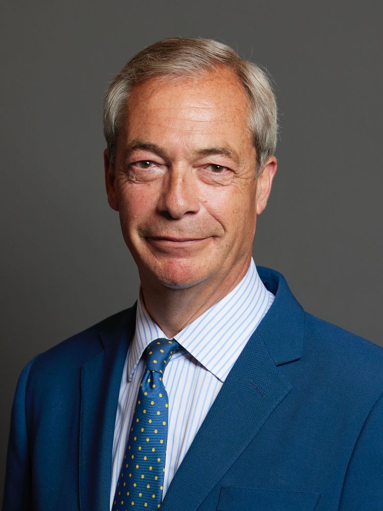 Nigel Farage Crusty old white man