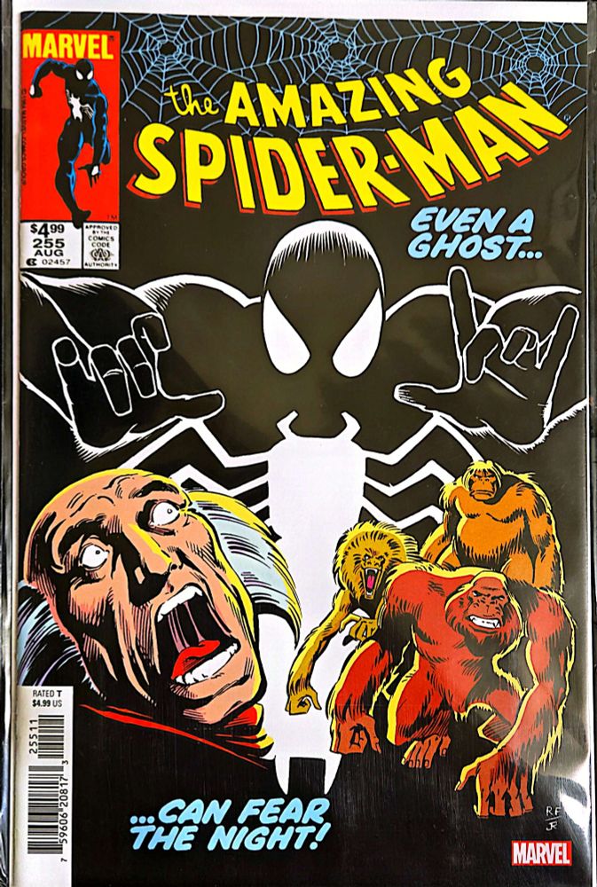 Amazing Spiderman #255 by Tom DeFalco and art by Ron Frenz