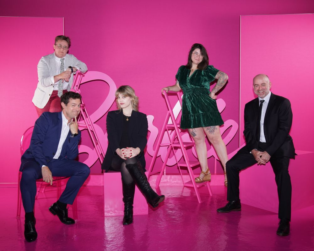 Barbie themed photo shoot with Jen from Keymaster, Danni from ACD Distribution, Johnny O’Neal, and Chris O’Neal