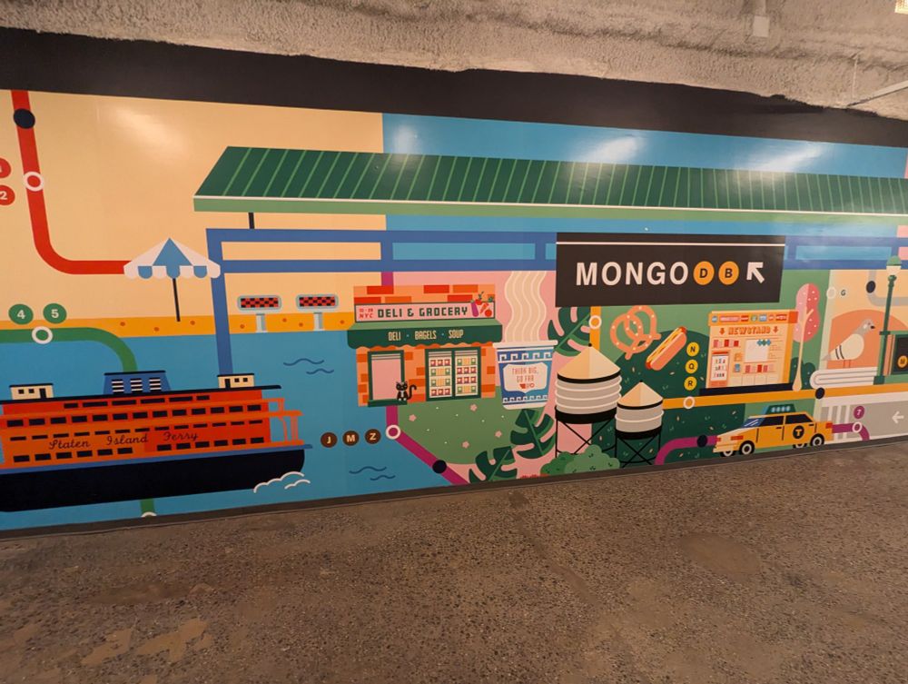 NYC art at the MongoDB office