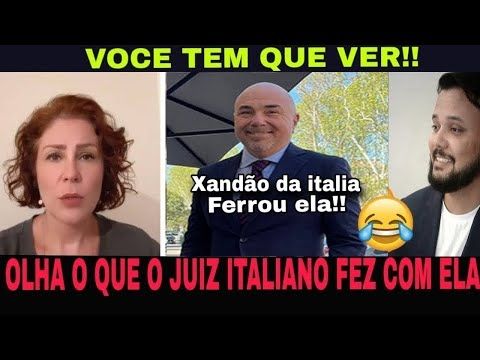 ZAMBELLI faz CAG4DA GlGANTE deu TUDO ERRADO NO PLANO, JUIZ ITALIANO REAGE E DIZ NÃO PARA ELA!! 