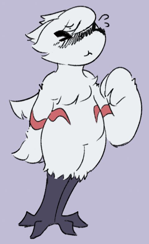 First fully body and the start of 2 toes birdy