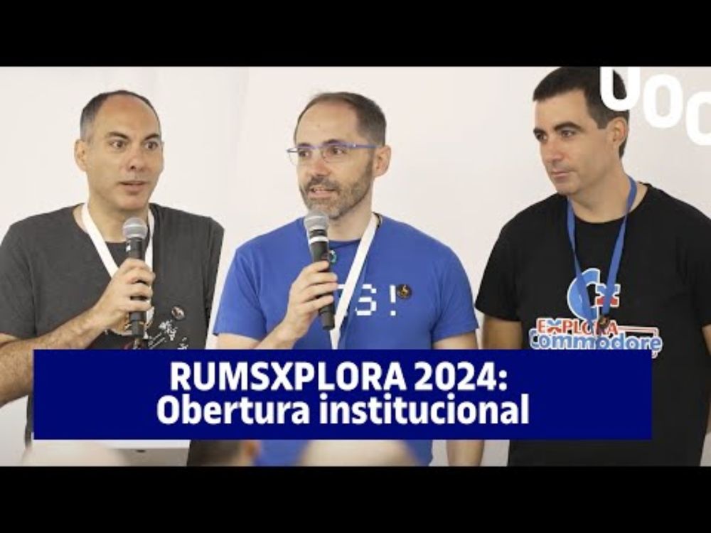 RUMSXPLORA 2024: Obertura institucional