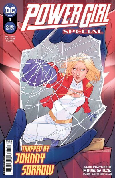 Cover of Power Girl Special #1: 'Trapped by Johnny Sorrow'