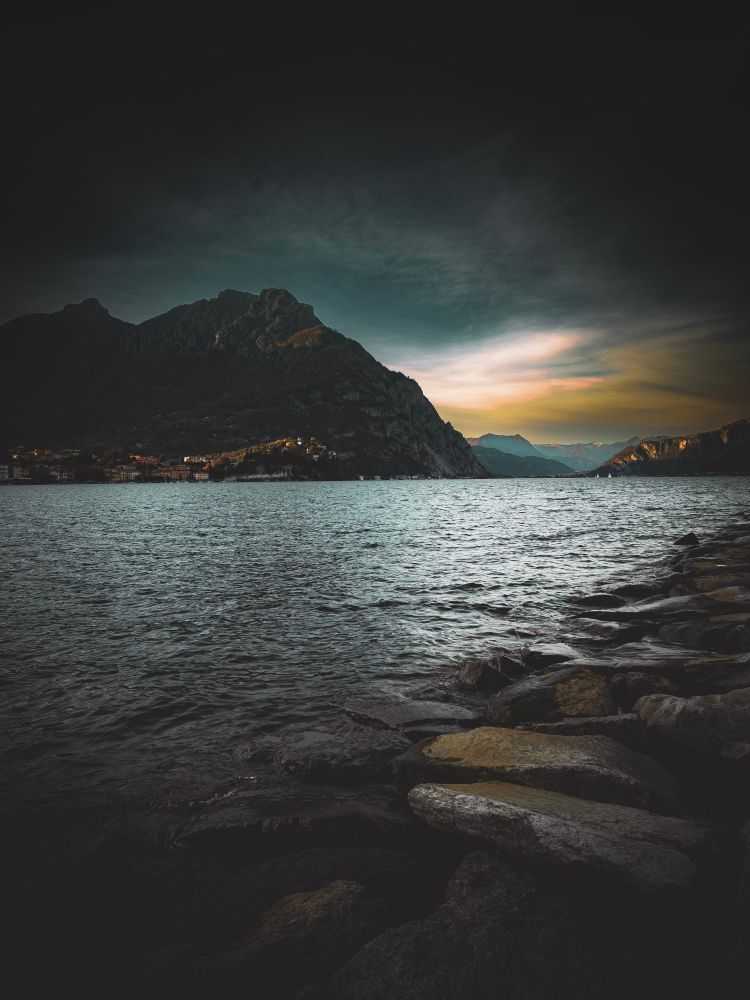 Lecco lake italy