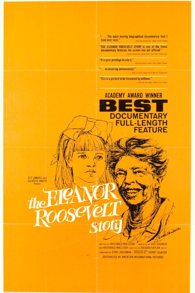 Well, there was the Eleanor Roosevelt documentary released back on Nov 8, 1965 … 