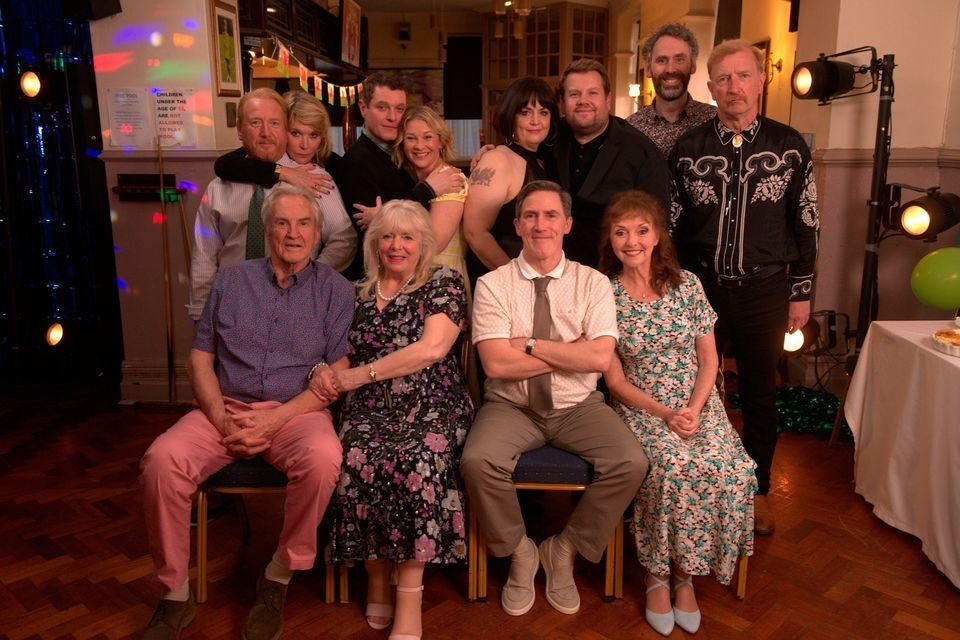 Cast photo of 'Gavin & Stacey' main characters.