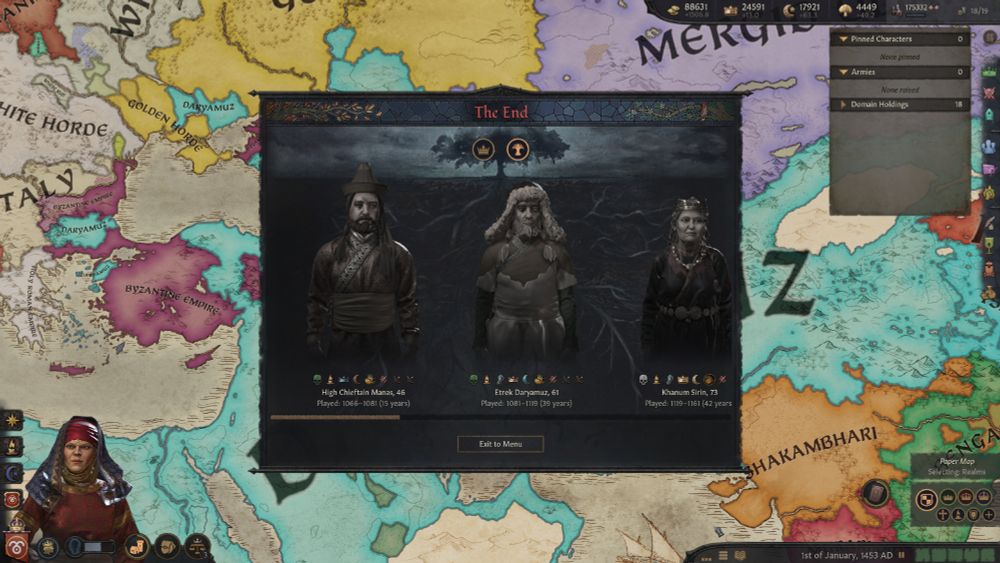 ck3 screenshot of characters from my dynasty