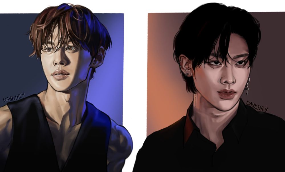 kim gyuvin and shen ricky from zb1 study