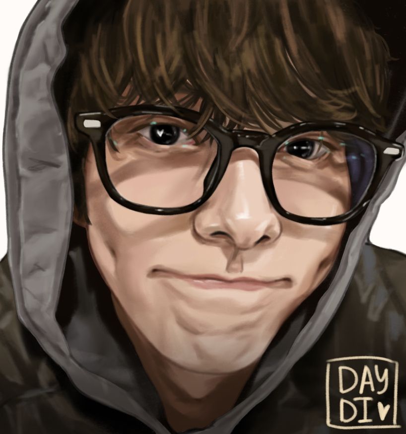 txt's soobin glasses selca fanart