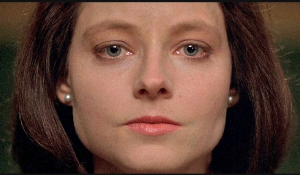 Jodie Foster as Clarice Starling in The Silence of the Lambs.