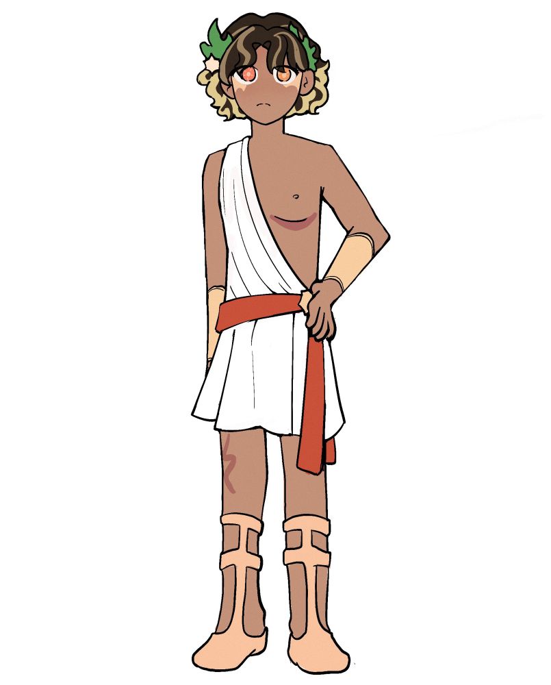 Fanart for Apollo from Orpheus Hartshorn’s book universe.