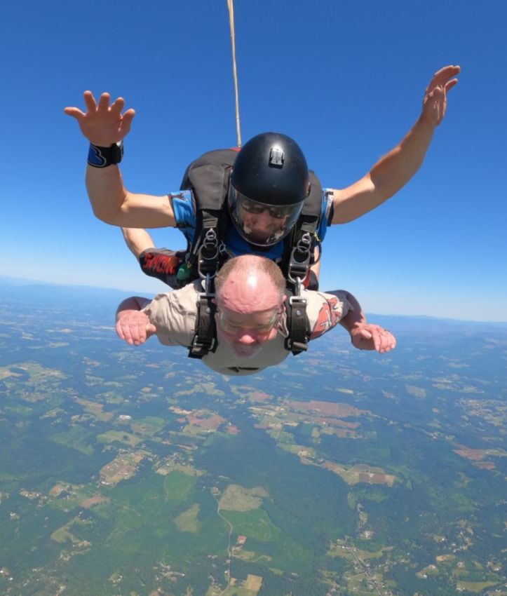 18000 feet and 145 mph straight down.