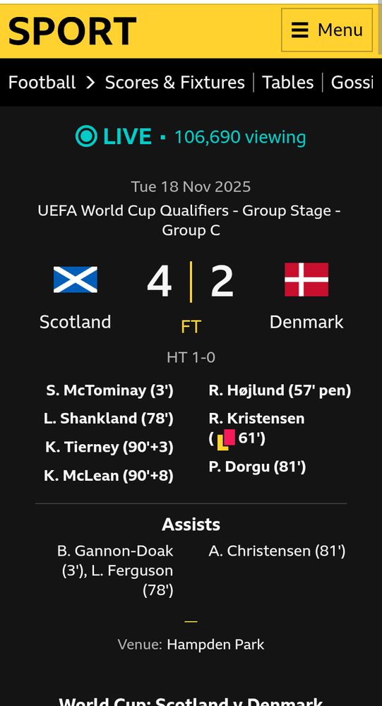 Scotland going to the world cup