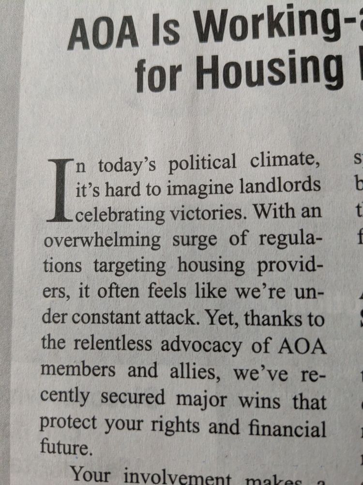 In today's political climate, it's hard to imagine landlords celebrating victories. With an overwhelming surge of regulations targeting housing providers, it often feels like we're under constant attack.