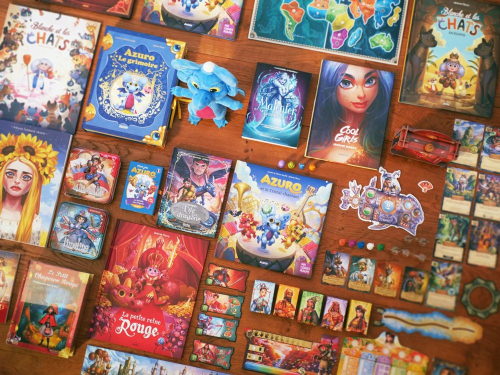 Jérémie Fleury's books and boardgames
