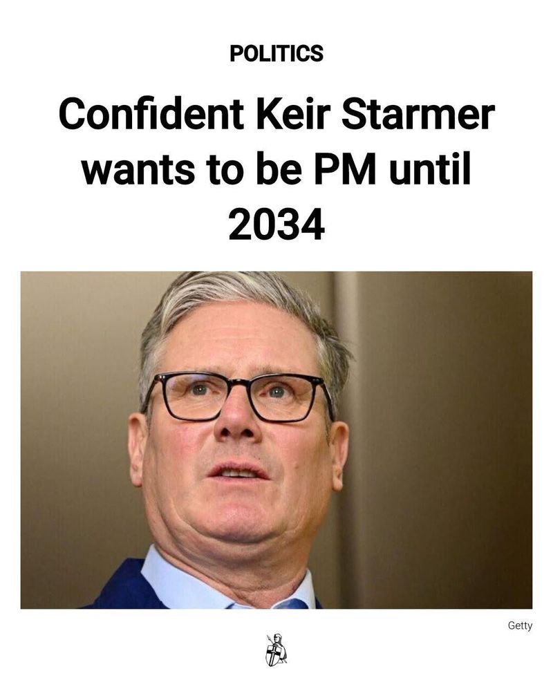 POLITICS
Confident Keir Starmer wants to be PM until 2034