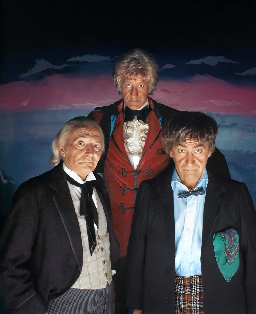The Three Doctors: The Grumpy One, Fancy Pants & The Flautist.