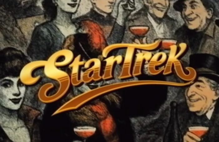 The Cheers logo, but it says ‘Star Trek’.
