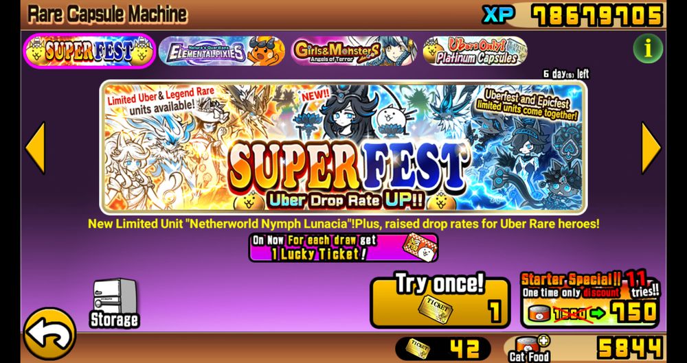 The Battle Cats SUPERFEST event