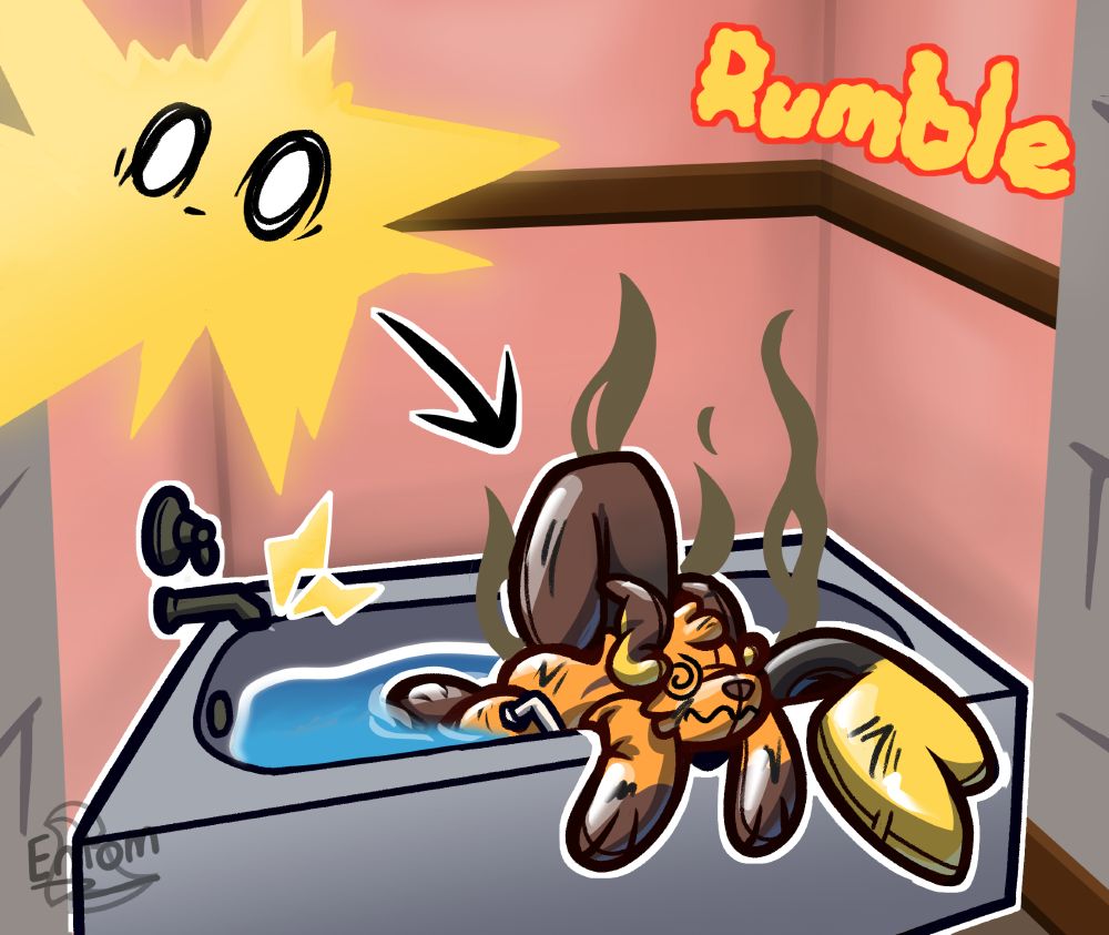 You take a shower/bath during a thunderstorm and get electrocuted. However, instead of dying, you turn into a singed Toychu, floating on top of the water. Don't do this, It won't happen to you, I promise. 