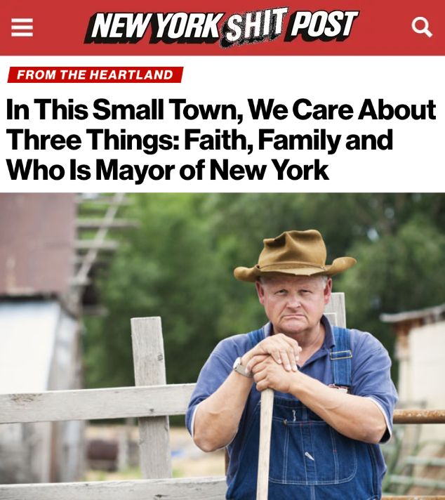 In This Small Town, We Care About Three Things: Faith, Family and Who Is Mayor of New York
