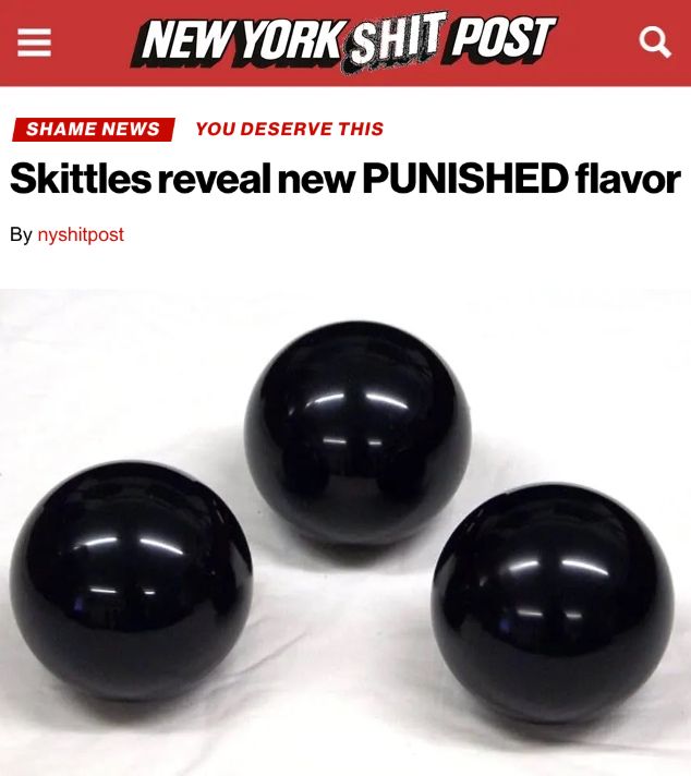 Skittles reveal new PUNISHED flavor