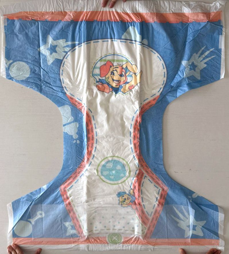 Full reveal of Little Troubles Trading Card Game (TCG)'s first ever adult ABDL disposable diaper, Your Pal Patches.