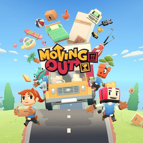 Key art for the game "Moving Out".
