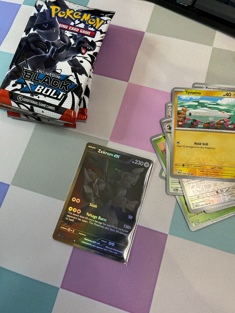 Zekrom Black White rare from Black bolt