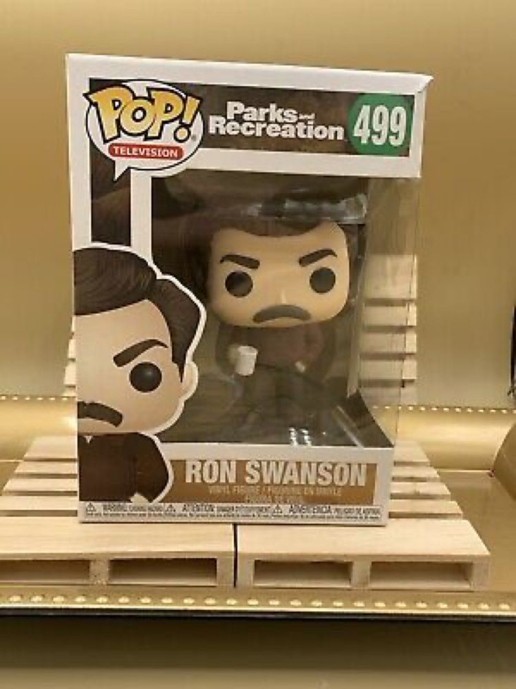 Funko Pop Ron Swanson 499 Parks & Rec 889698130363 | eBay