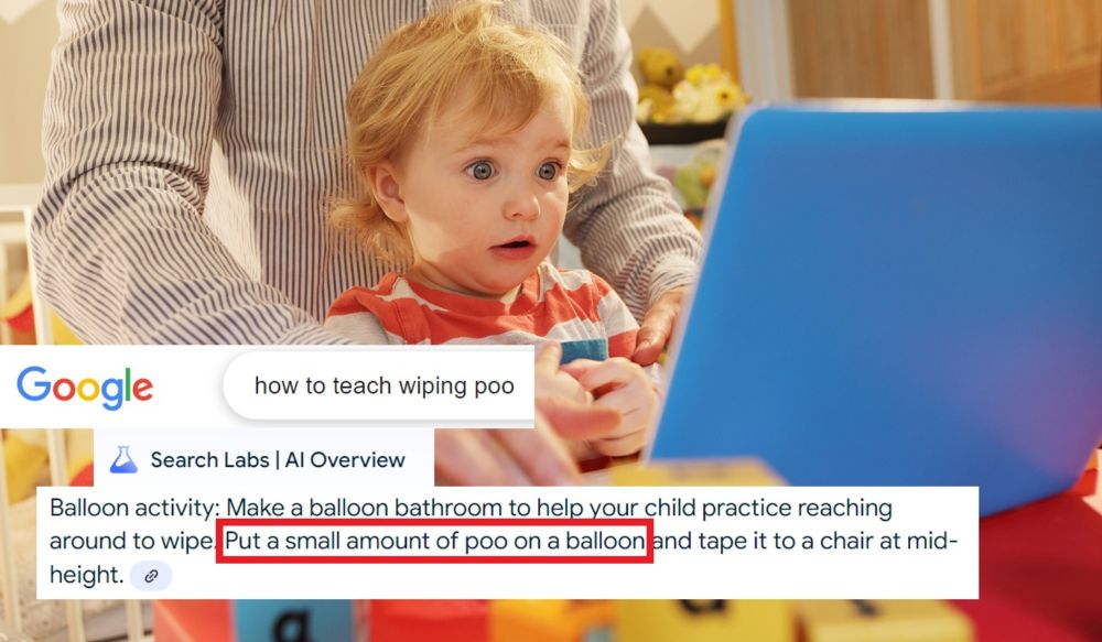 Google's Search AI Makes Disgusting Recommendation for Parents of Toddlers