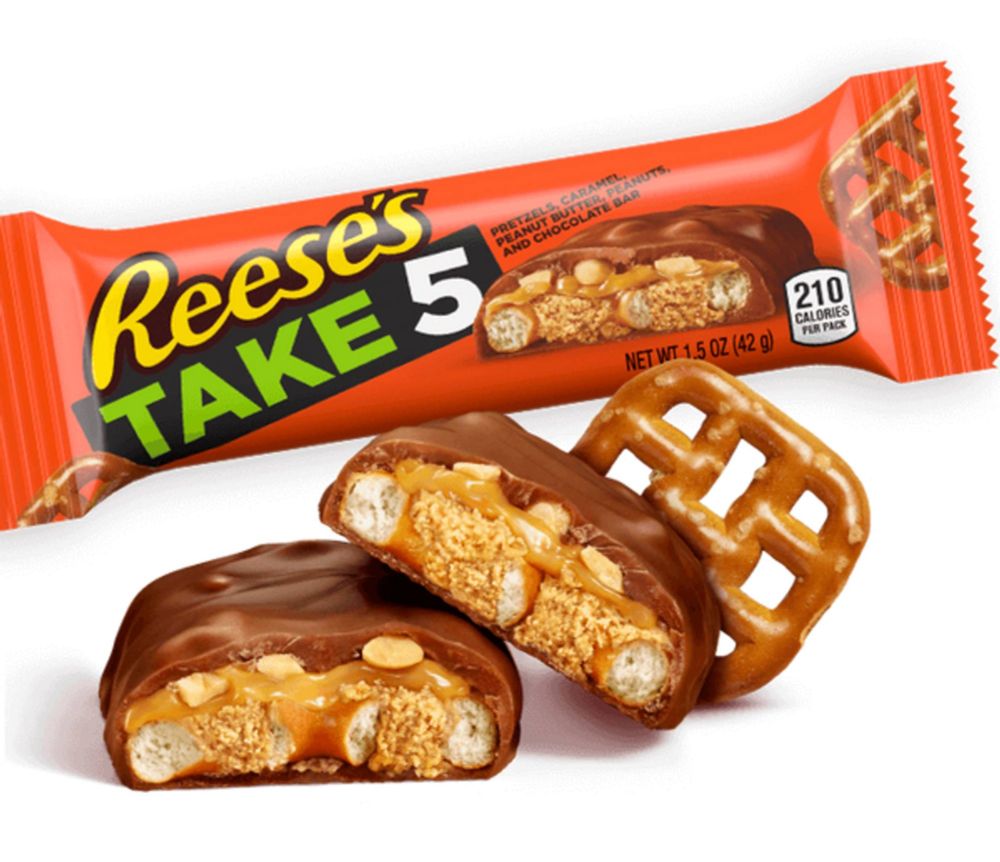 A Reese's take 5 bar 
