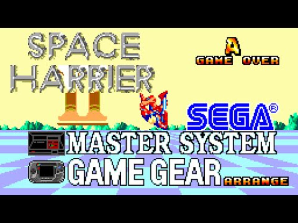 Space Harrier II - A (Game Over) - Sega Master System/Game Gear arrange