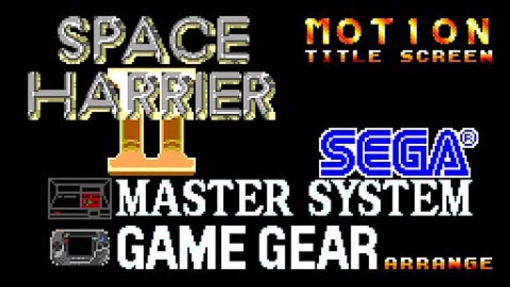 Space Harrier II soundtrack - Sega Master System/Game Gear arrange