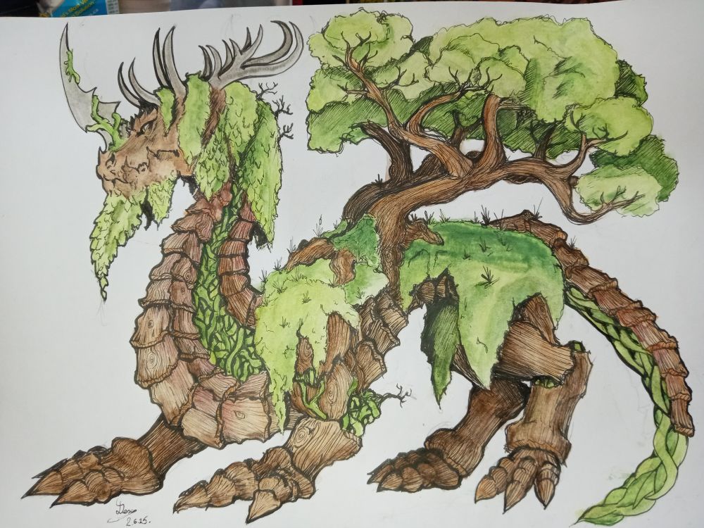 Forest dragon
Keeper of the green 