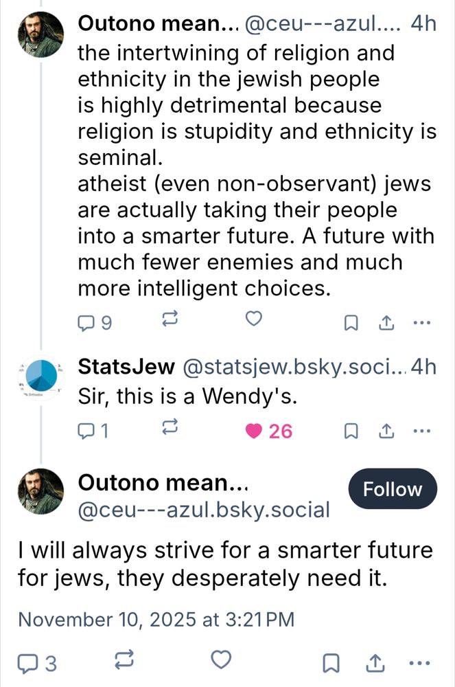 Thank you, kindly gentile atheist, for keeping the best interests of Jews in mind. 