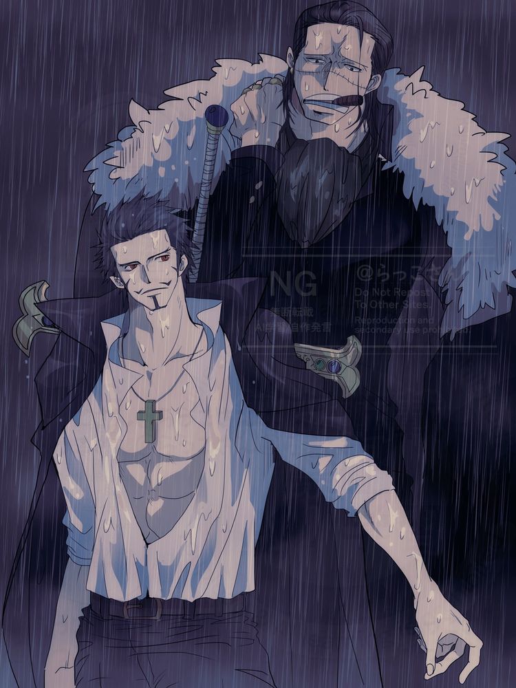 ONEPIECE
mihawk　crocodile
ミホーク　クロコダイル
