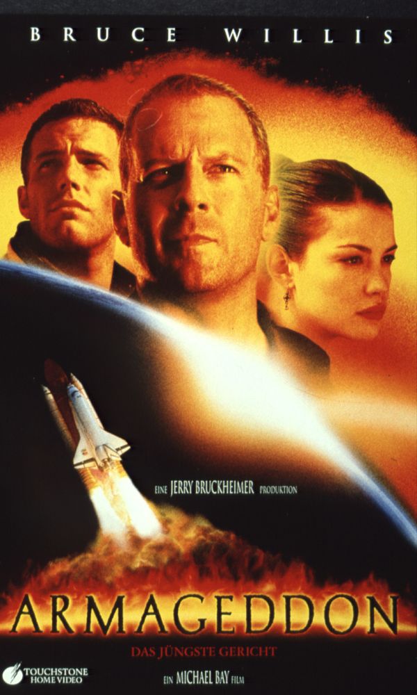 Filmplakat von Armageddon mit Bruce Willis