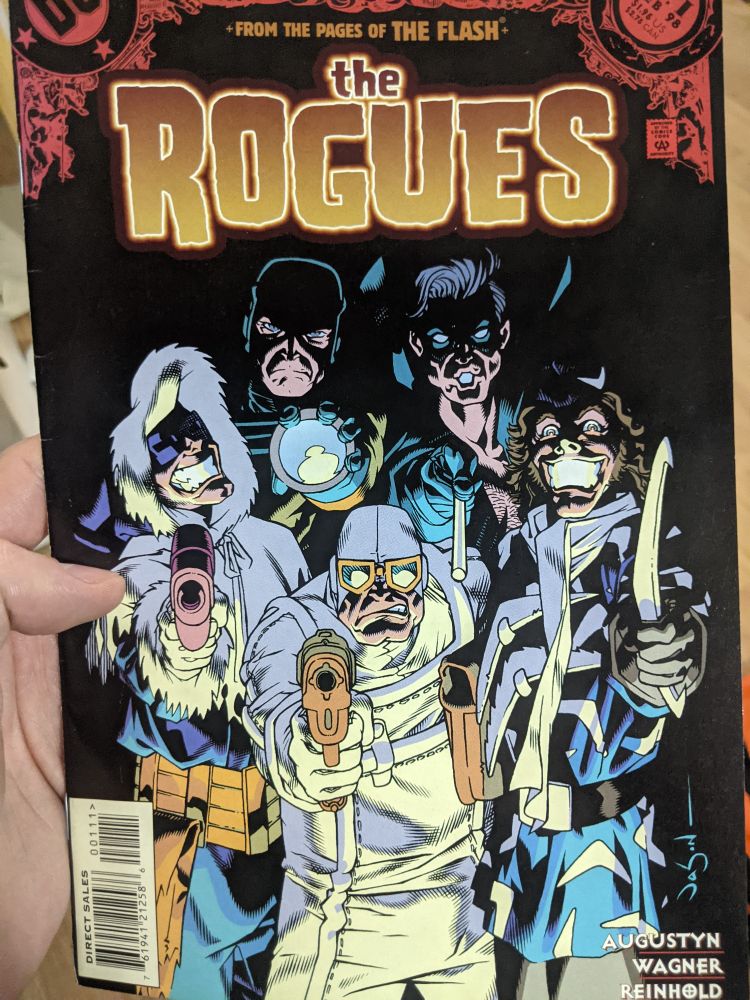 The Rogues comic, featuring the bad guys from The Flash comic series. 